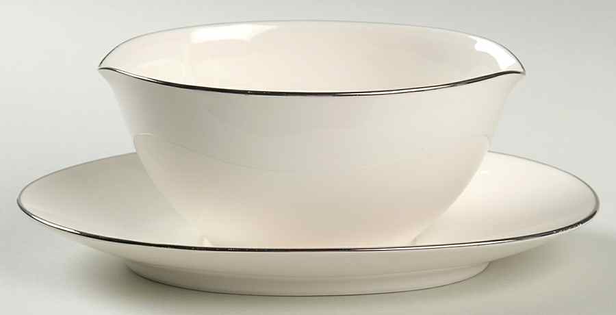 Candlelight Gravy Boat with Attached Underplate by Noritake-1