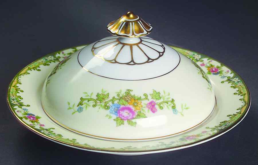 Cantara Round Covered Butter by Noritake-1