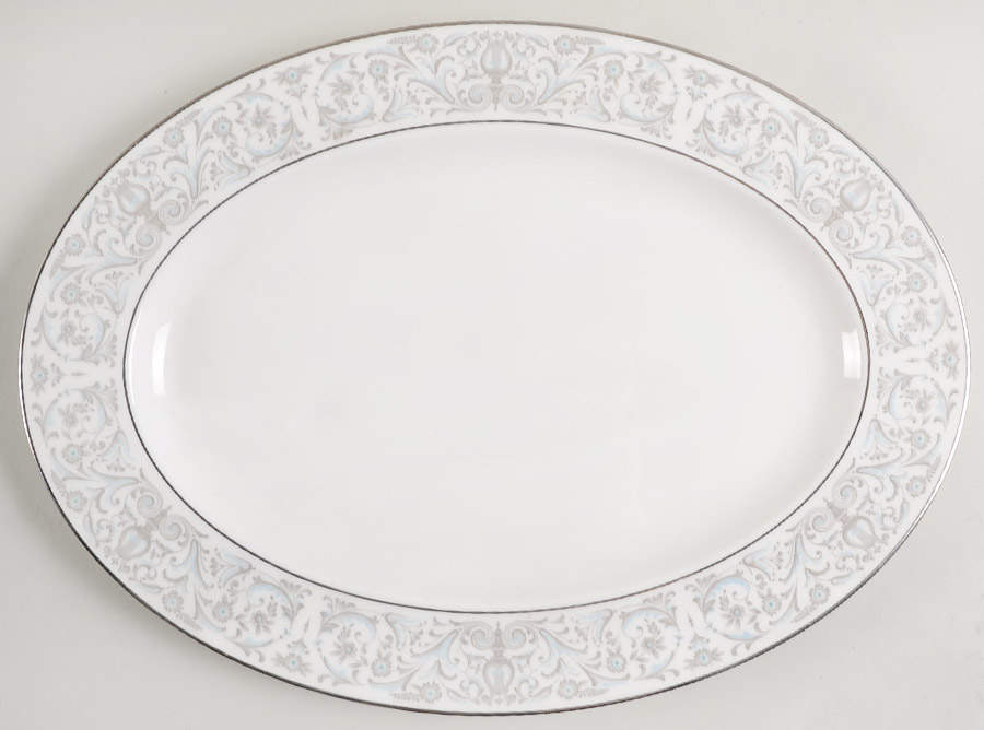 Canterbury 14" Oval Serving Platter by Noritake-1