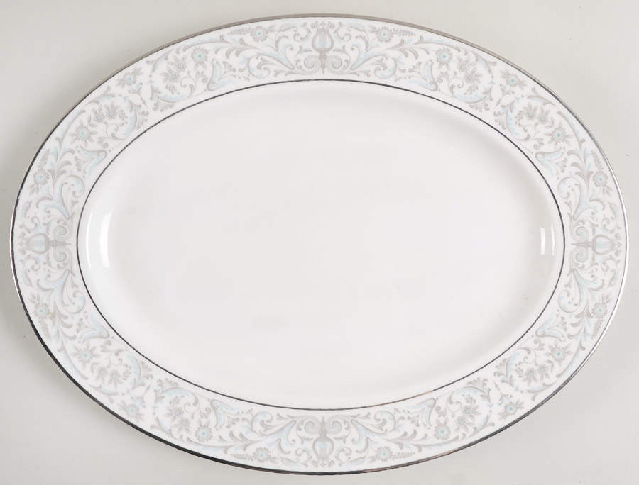 Canterbury 12" Oval Serving Platter by Noritake-1