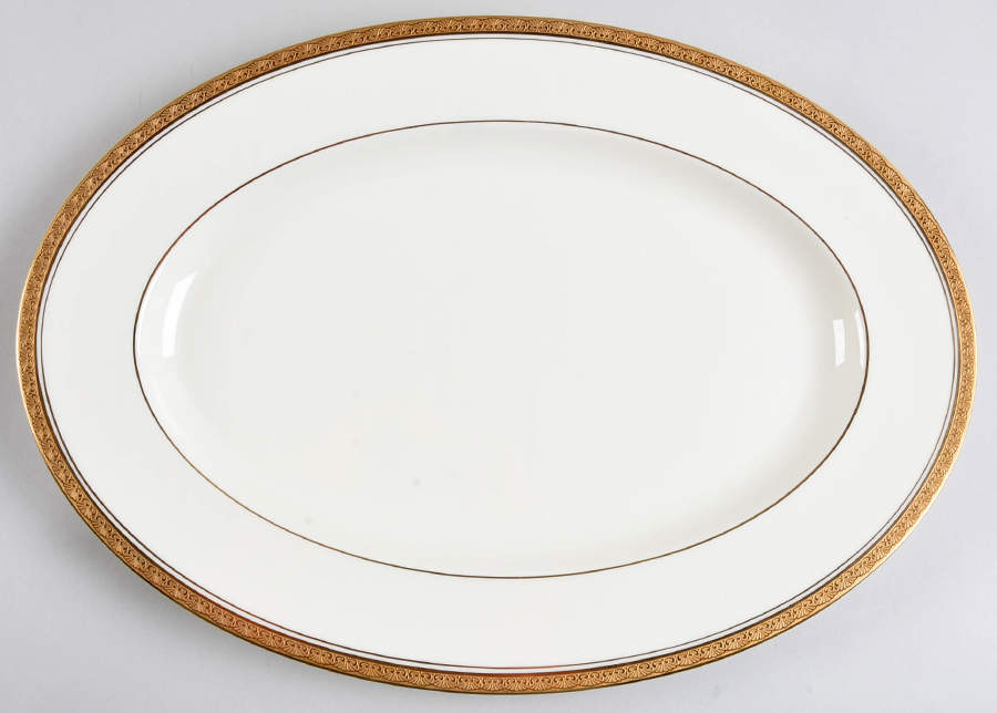 Canterbury 16" Oval Serving Platter by Noritake-1