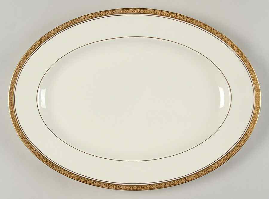Canterbury 14" Oval Serving Platter by Noritake-1