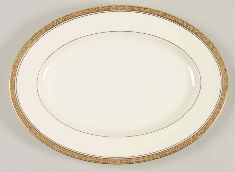 Canterbury 12" Oval Serving Platter by Noritake-1