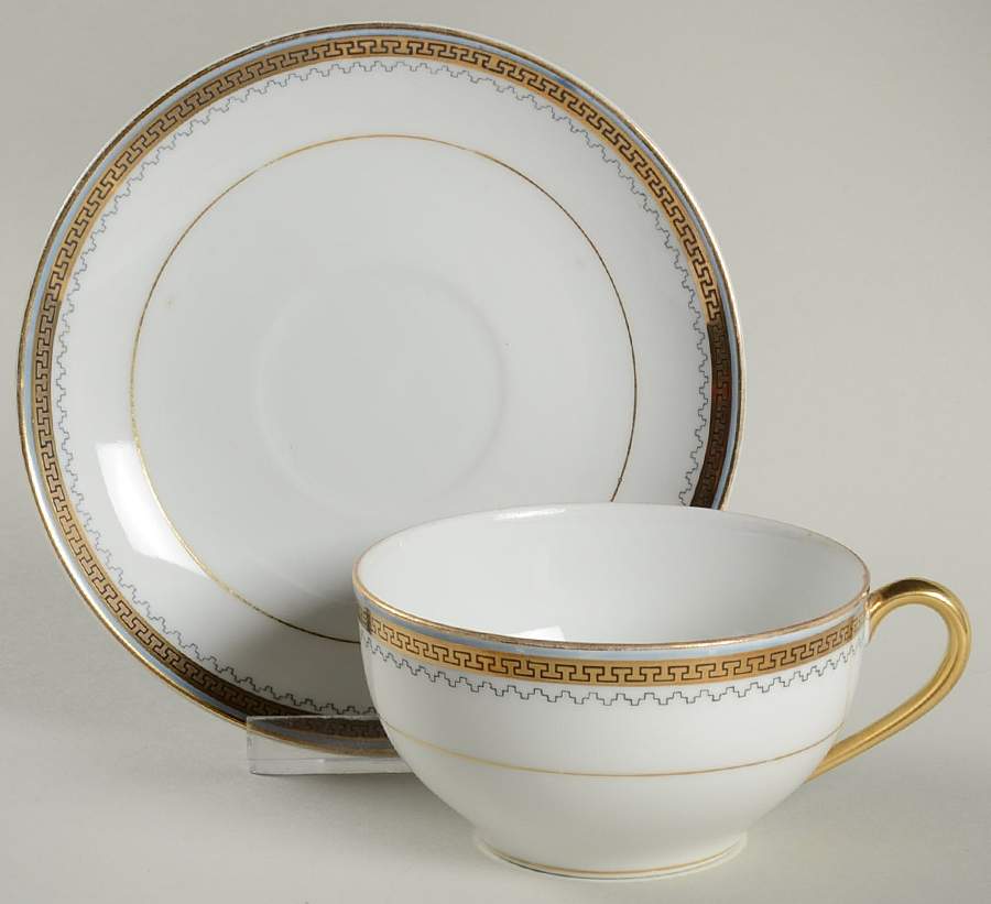 Canterbury Flat Cup & Saucer Set by Noritake-1