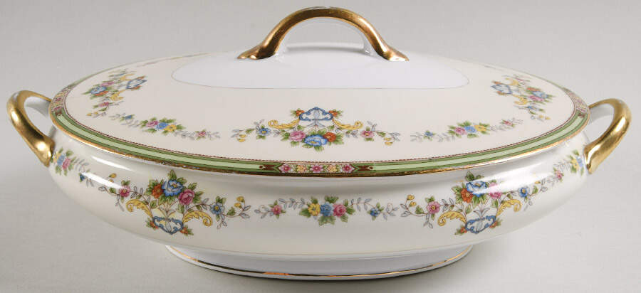 Caprice (No #) Oval Covered Vegetable by Noritake-1
