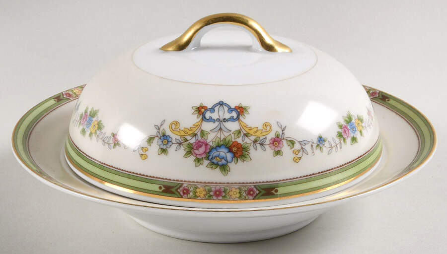 Caprice (No #) Round Covered Butter by Noritake-1