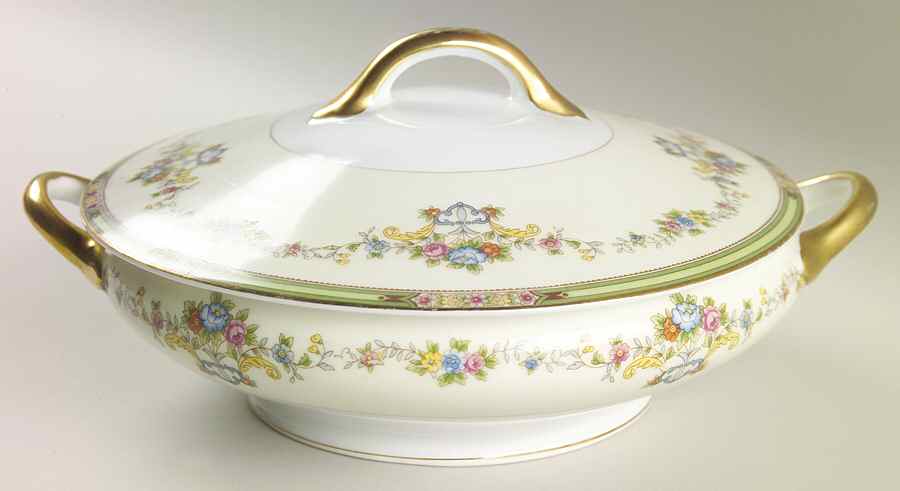 Caprice (No #) Round Covered Vegetable by Noritake-1