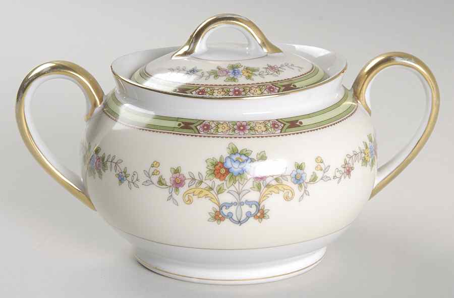 Caprice (No #) Sugar Bowl & Lid by Noritake-1