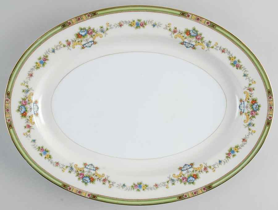 Caprice (No #) 13" Oval Serving Platter by Noritake-1