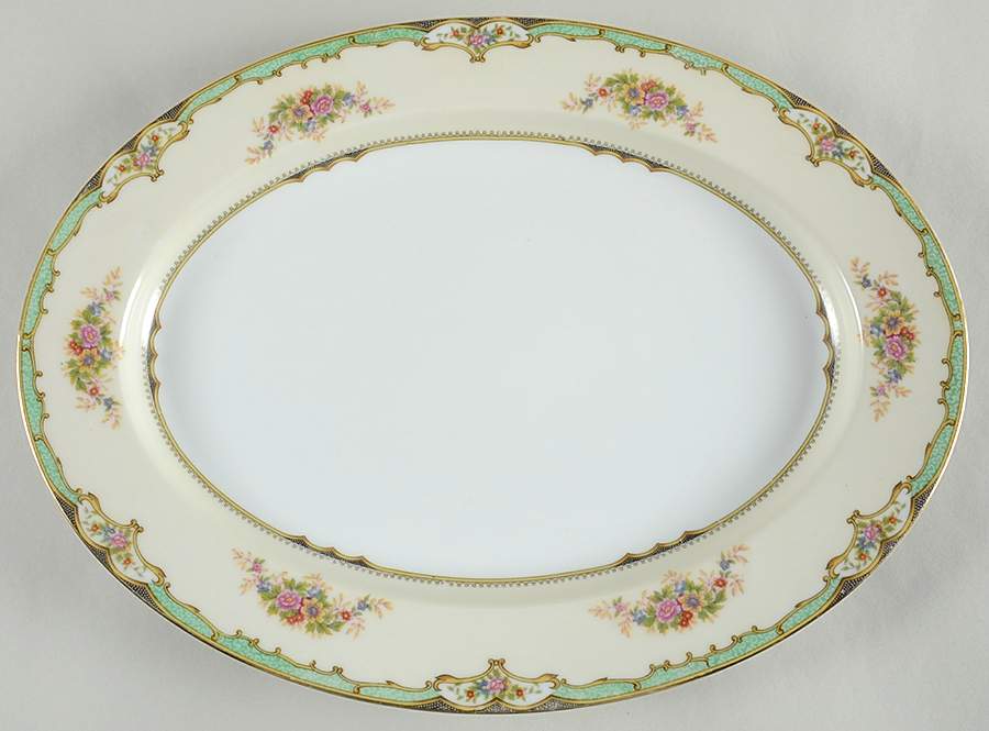 Carola 16" Oval Serving Platter by Noritake-1