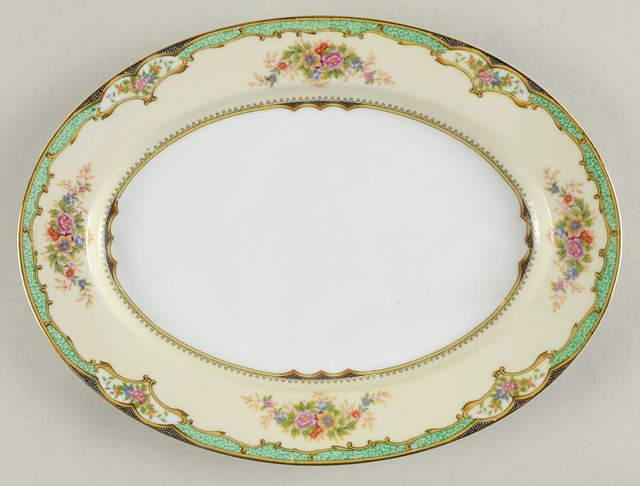 Carola 11" Oval Serving Platter by Noritake-1