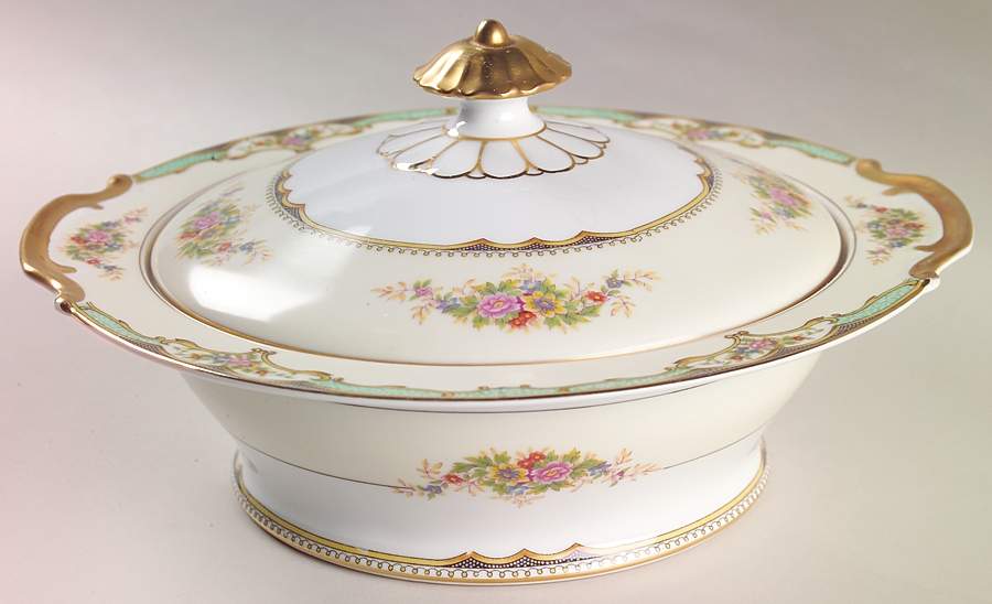 Carola Round Covered Vegetable by Noritake-1