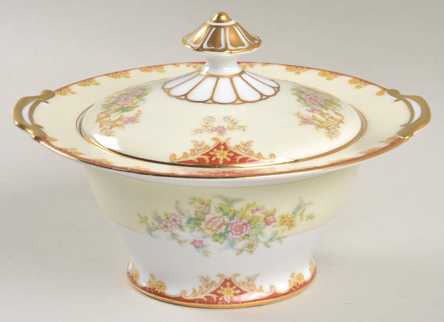 Cardinal (193-98829) Sugar Bowl & Lid by Noritake-1
