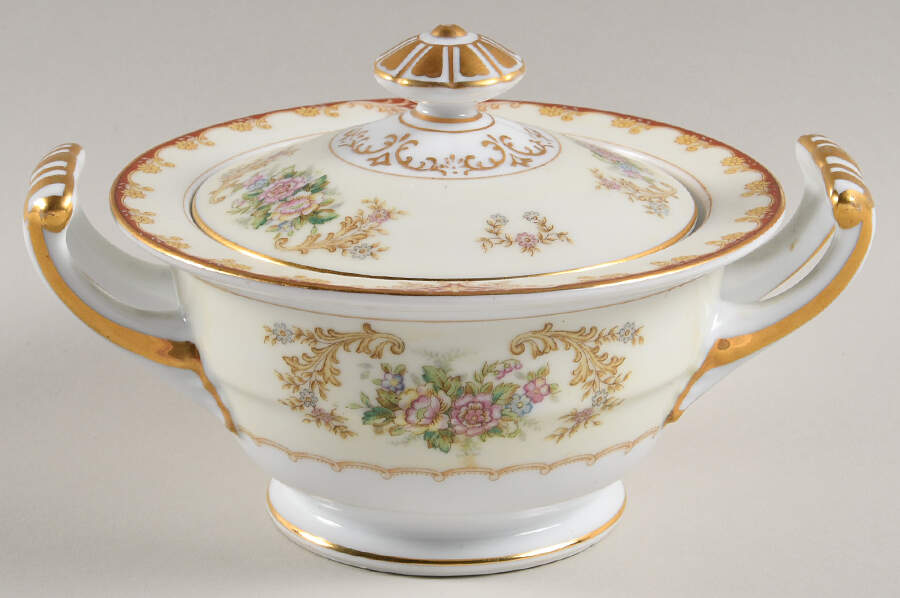 Cardinal (193-98829) Sugar Bowl & Lid by Noritake-1