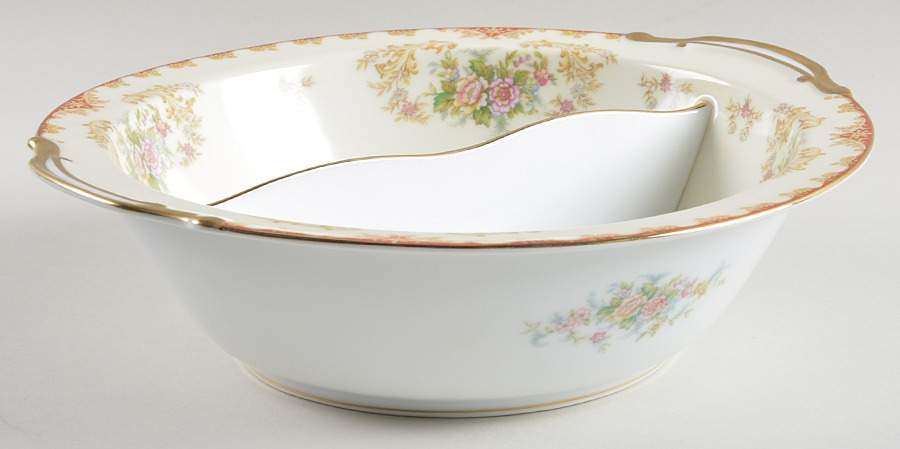 Cardinal (193-98829) Round Divided Vegetable Bowl by Noritake-1
