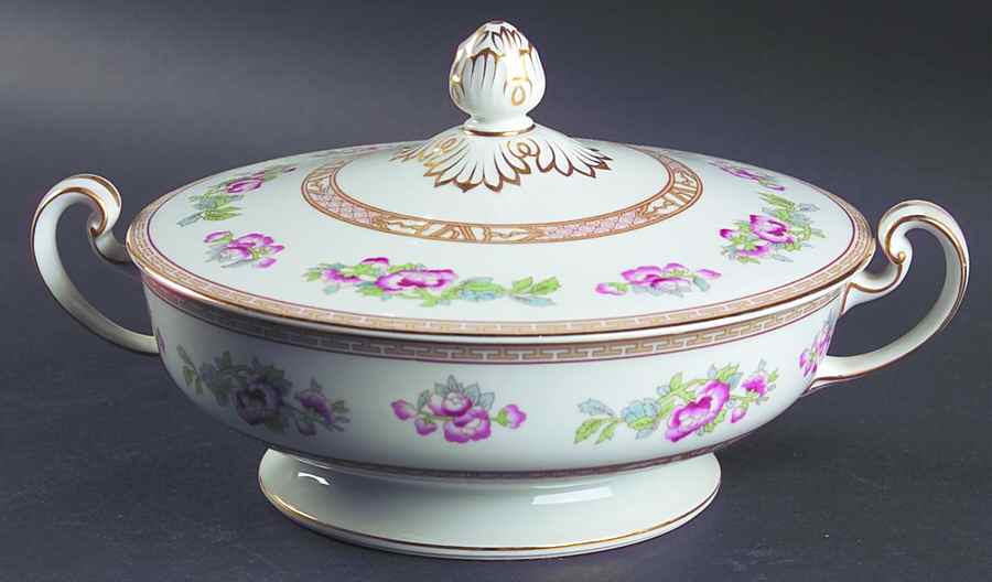Carleton Round Covered Vegetable by Noritake-1