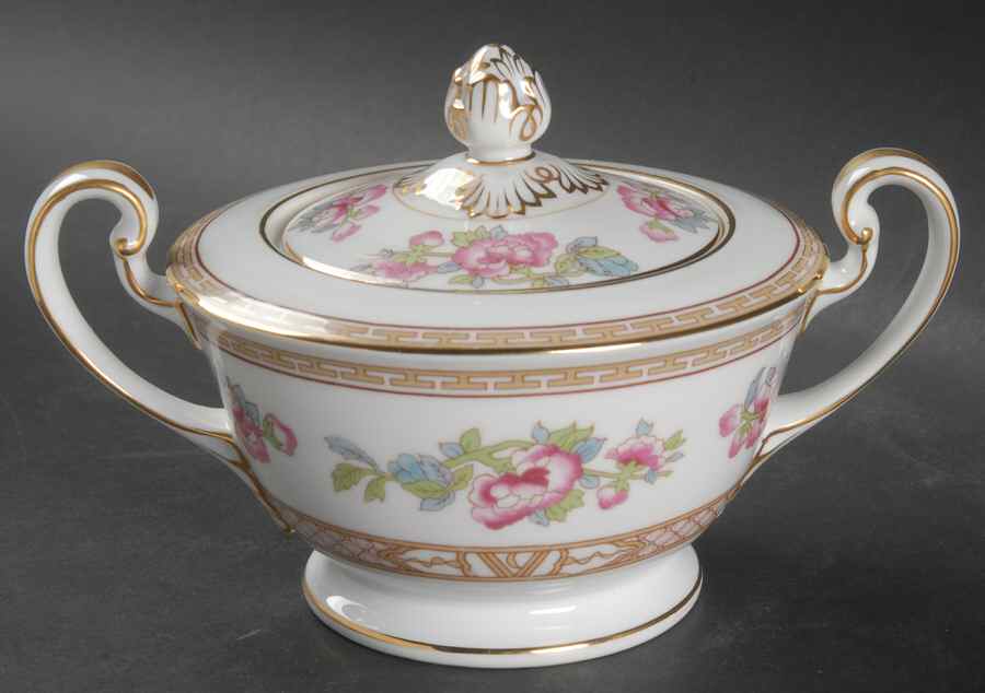 Carleton Sugar Bowl & Lid by Noritake-1