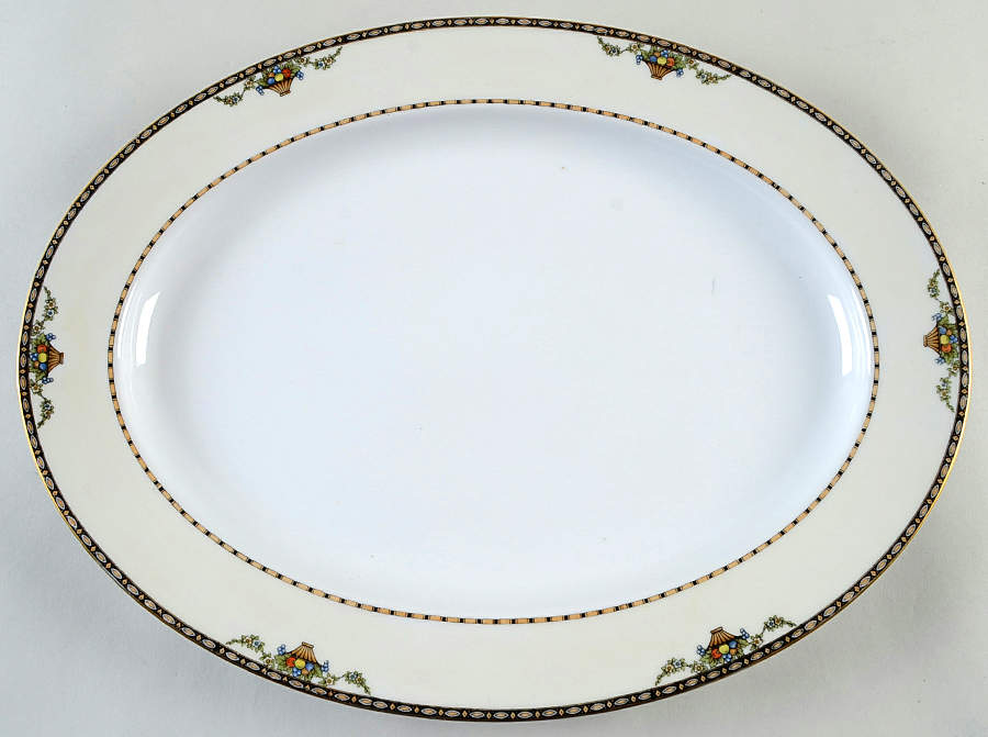 Carlow 16" Oval Serving Platter by Noritake-1