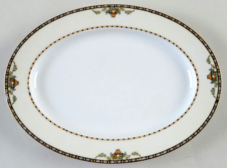 Carlow 11" Oval Serving Platter by Noritake-1