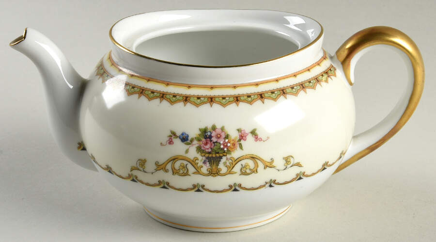 Carltonia Teapot No Lid by Noritake-1
