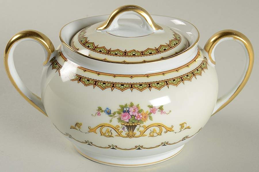 Carltonia Sugar Bowl & Lid by Noritake-1