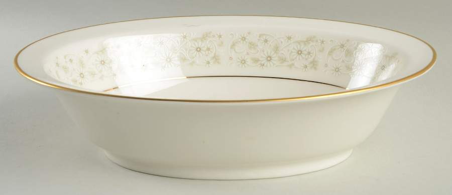 Carlyle 10" Oval Vegetable Bowl by Noritake-1