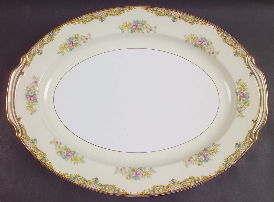 Carmela (95635 & No #) 16" Oval Serving Platter by Noritake-1