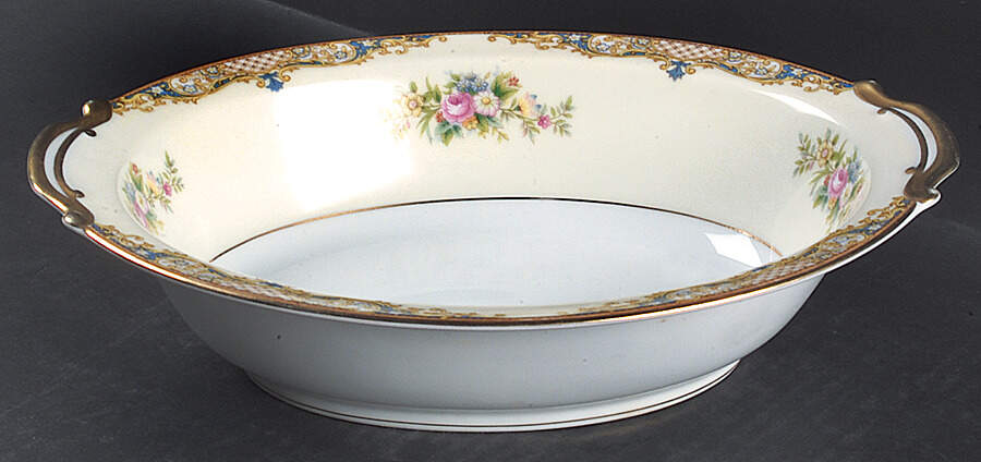 Carmela (95635 & No #) 10" Oval Vegetable Bowl by Noritake-1
