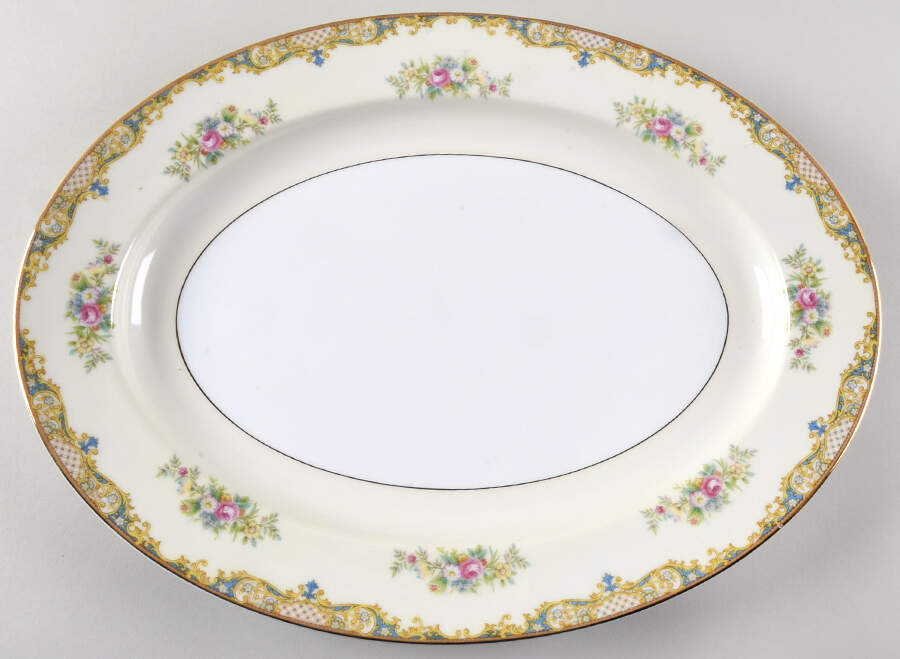 Carmela (95635 & No #) 16" Oval Serving Platter by Noritake-1