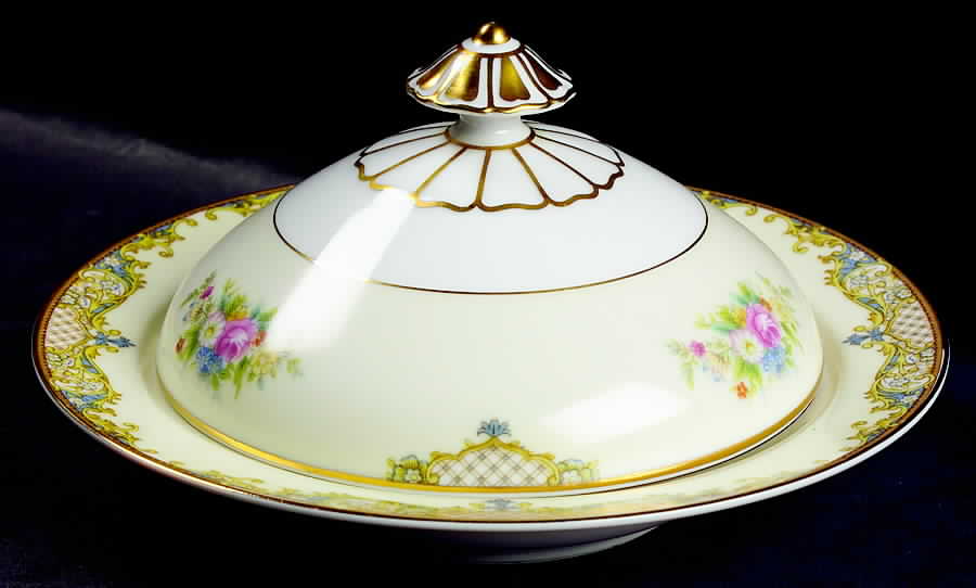 Carmela (95635 & No #) Round Covered Butter by Noritake-1