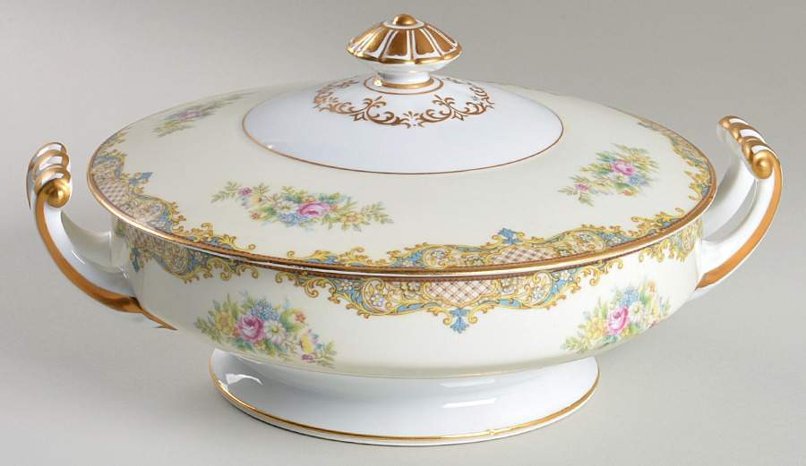 Carmela (95635 & No #) Round Covered Vegetable by Noritake-1
