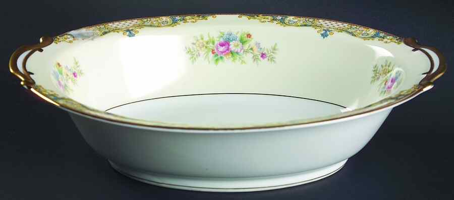 Carmela (95635 & No #) 10" Oval Vegetable Bowl by Noritake-1
