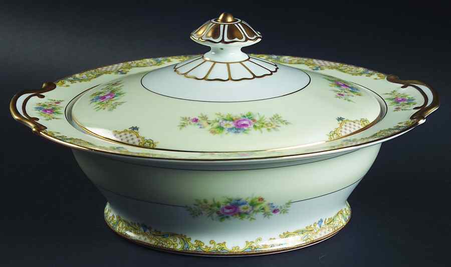 Carmela (95635 & No #) Round Covered Vegetable by Noritake-1
