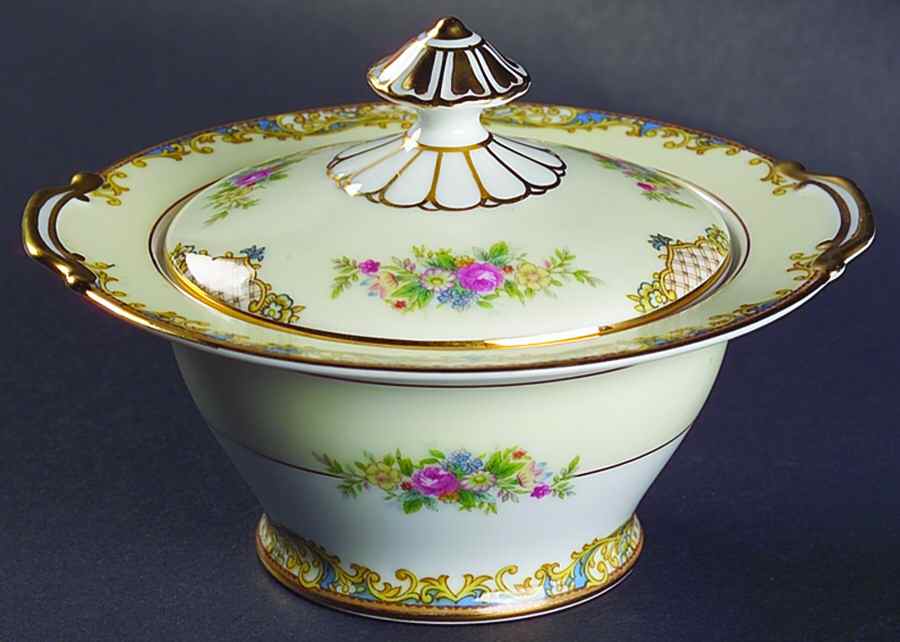 Carmela (95635 & No #) Sugar Bowl & Lid by Noritake-1