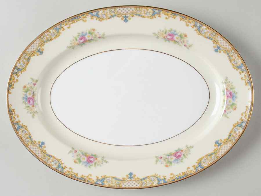 Carmela (95635 & No #) 11" Oval Serving Platter by Noritake-1