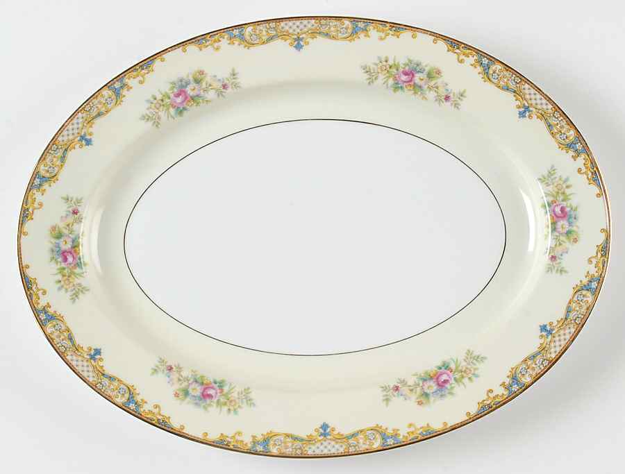 Carmela (95635 & No #) 13" Oval Serving Platter by Noritake-1