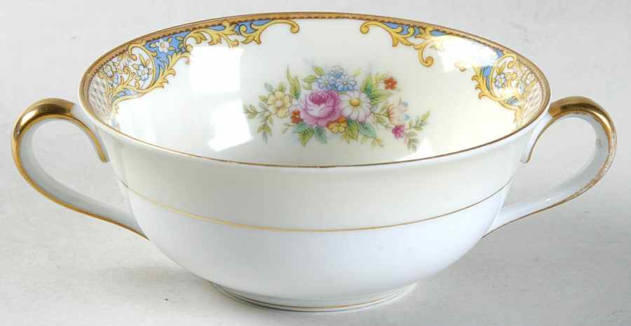 Carmela (95635 & No #) Flat Cream Soup Bowl by Noritake-1