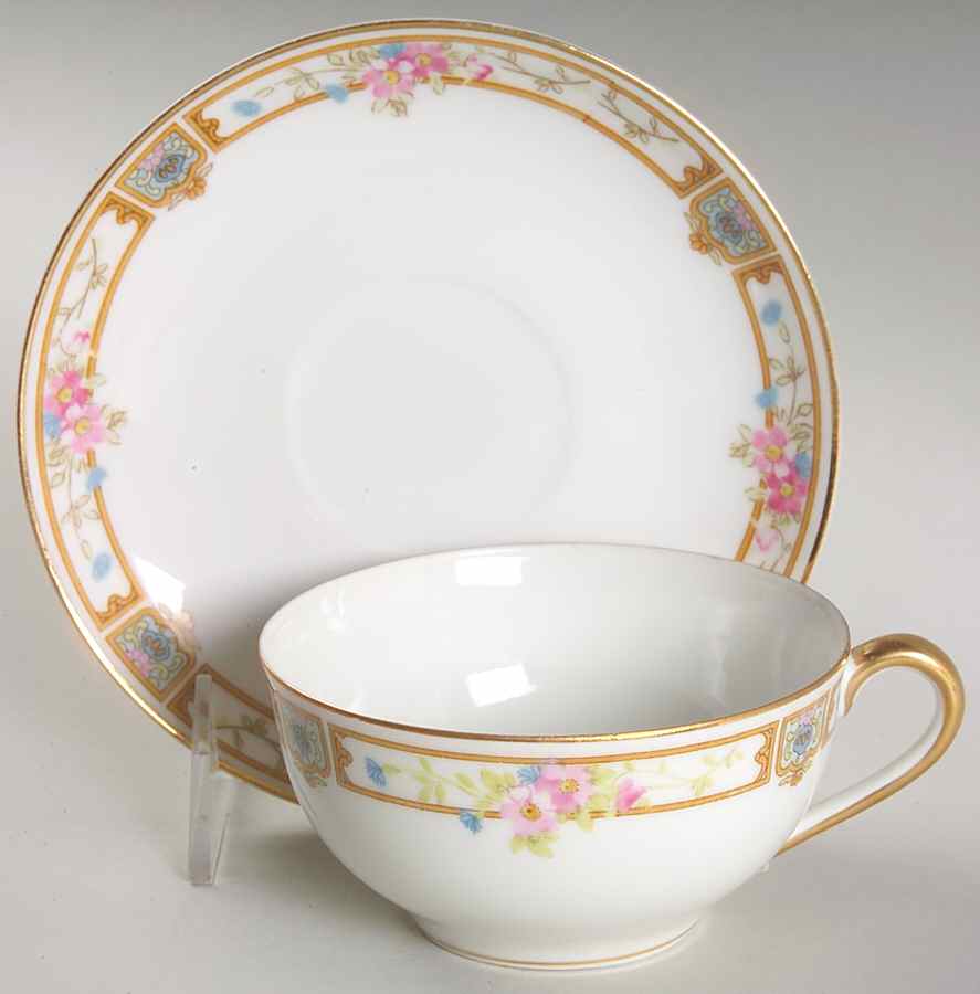 Carmen Flat Cup & Saucer Set by Noritake-1