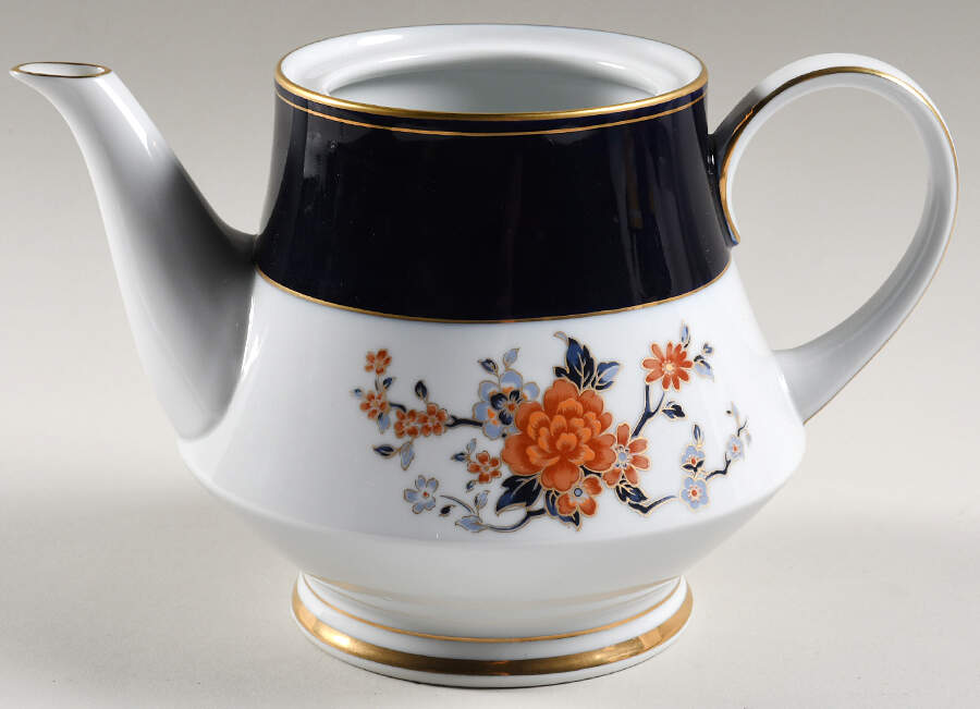 Carmine Teapot No Lid by Noritake-1