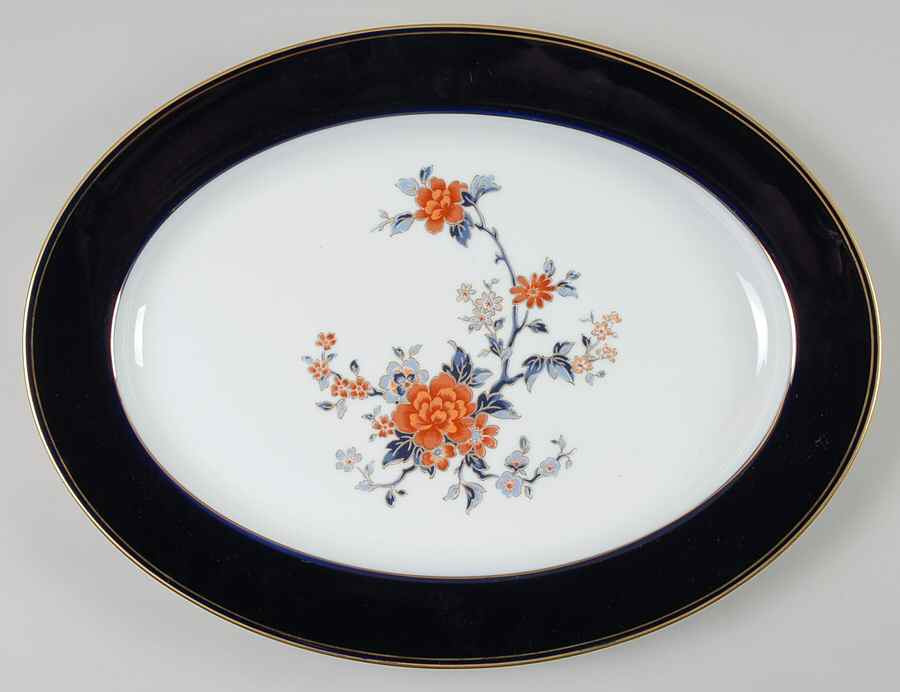 Carmine 16" Oval Serving Platter by Noritake-1