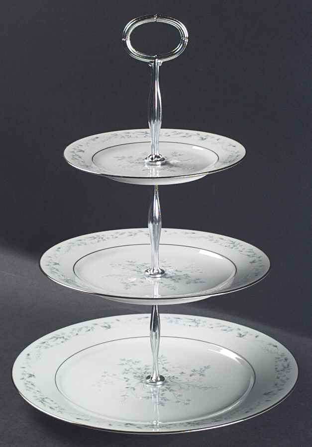 Carolyn 13 7/8"-14 1/4" 3-Tiered Serving Tray(DP,SP,BB) HC by Noritake-1