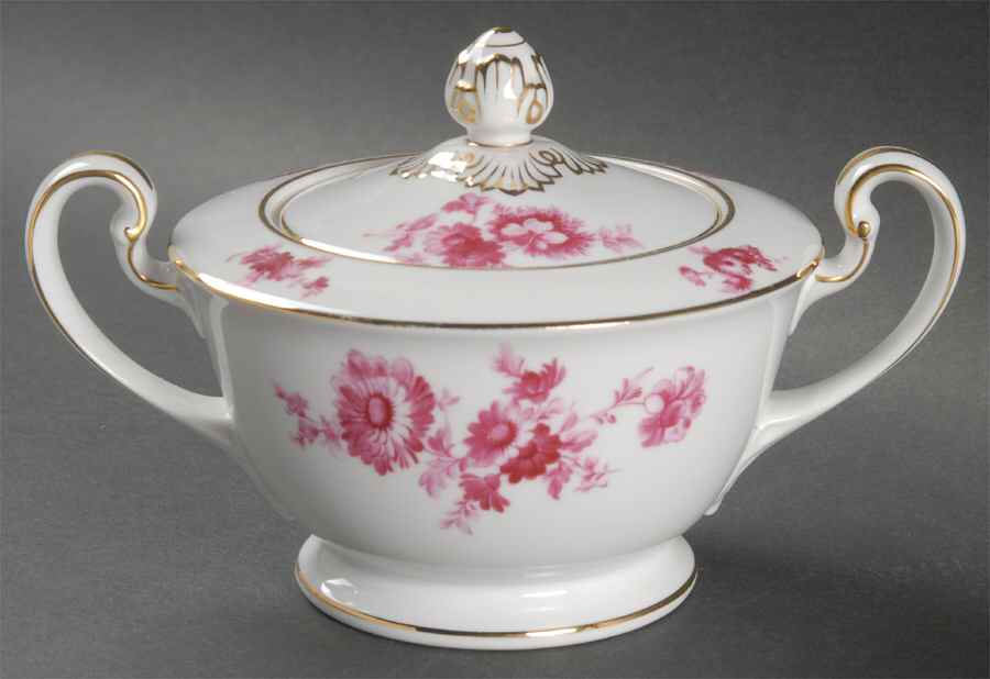 Carolyn Sugar Bowl & Lid by Noritake-1
