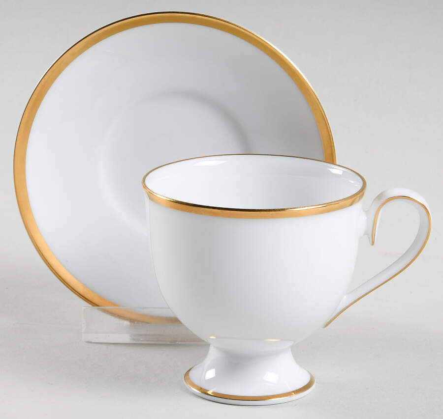 Carrie Footed Demitasse Cup & Saucer Set by Noritake-1
