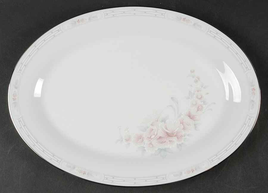 Carthage 12" Oval Serving Platter by Noritake-1
