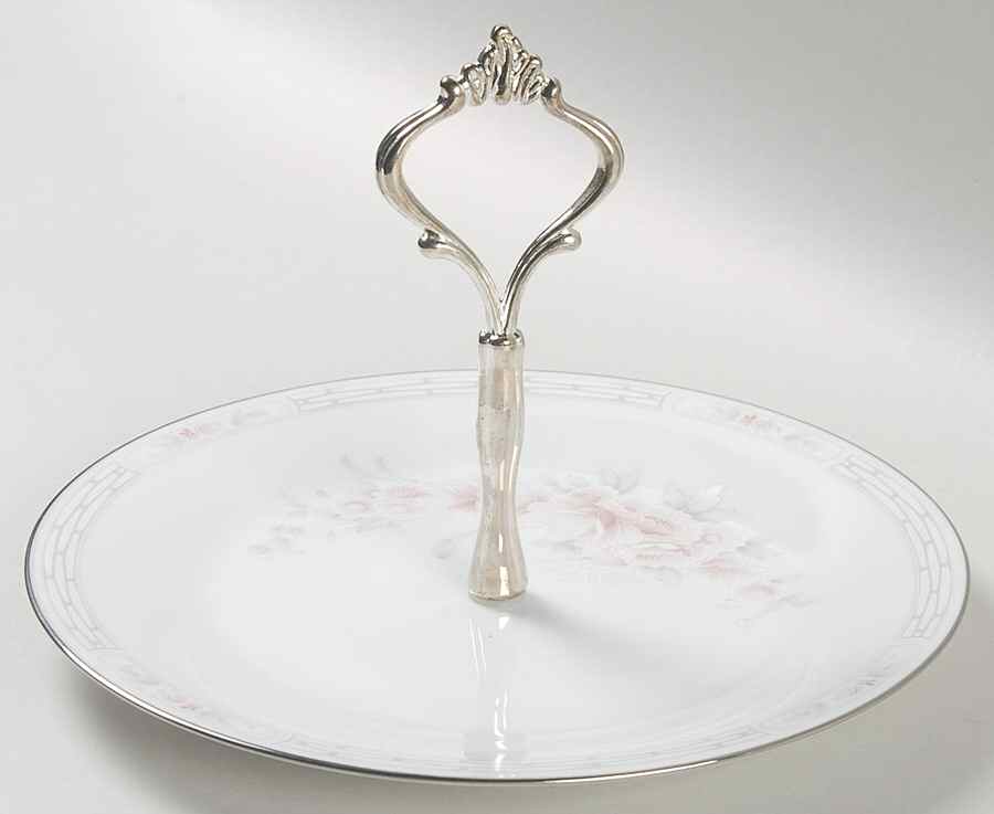 Carthage Round Serving Plate with Handle (SP) by Noritake-1