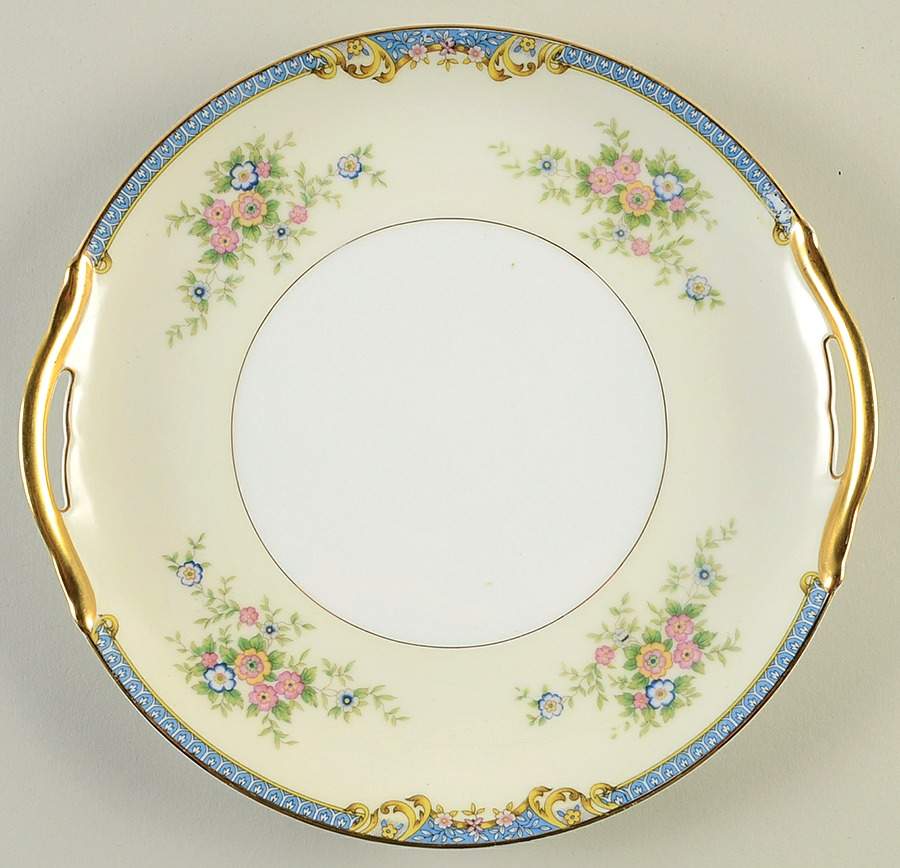 Casino Handled Cake Plate by Noritake-1