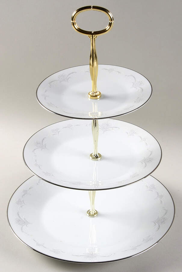Casablanca 13 7/8"-14 1/4" 3-Tiered Serving Tray(DP,SP,BB) HC by Noritake-1