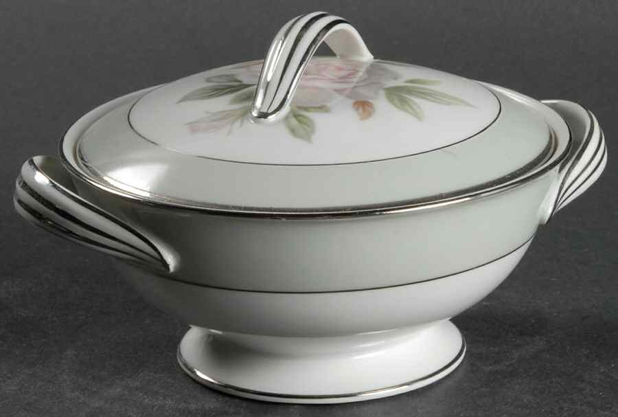 Cascade Sugar Bowl & Lid by Noritake-1