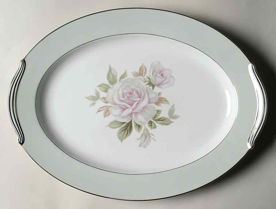 Cascade 16" Oval Serving Platter by Noritake-1