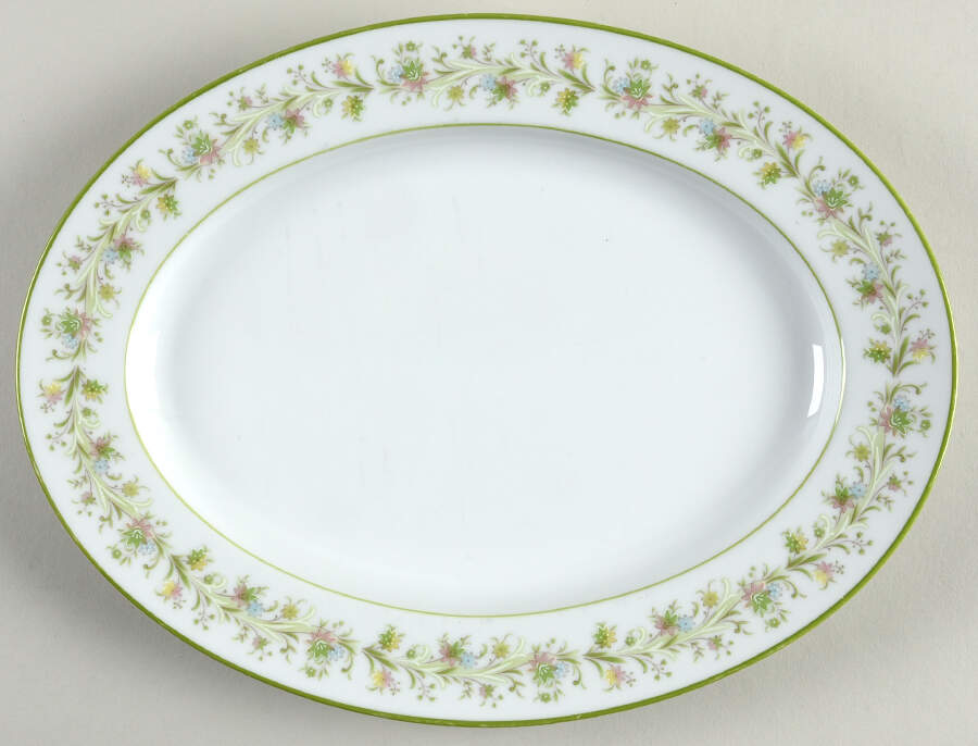 Carolina Spring 11" Oval Serving Platter by Noritake-1